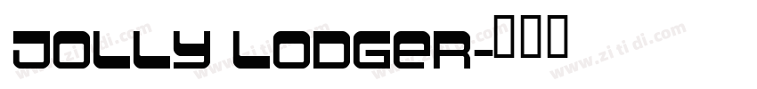 Jolly Lodger字体转换